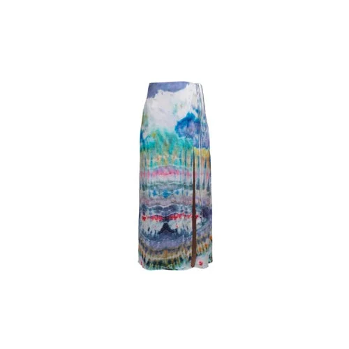 AMR-XBTM-0120/40 Y0W07290SC_MUL Multi Amiri Tie Dye Wrap Skirt