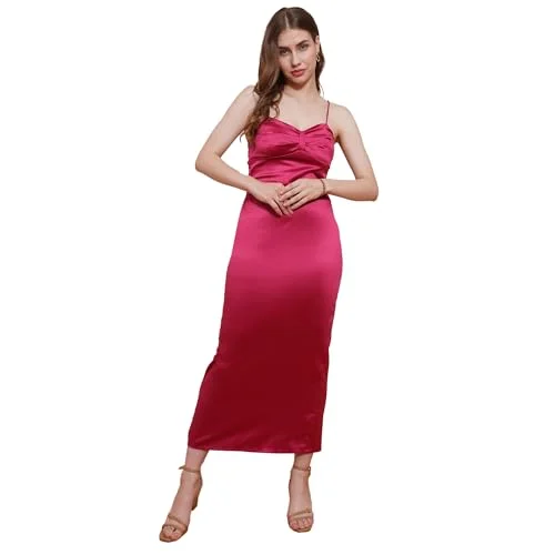 Globus Women Dress (GS567111_Magenta_S)